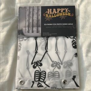 Halloween Skeleton Shower Curtain